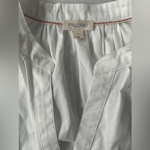 Pilcro Women’s Blouse Top, Flutter-Sleeve Small S - Picture 3 of 8